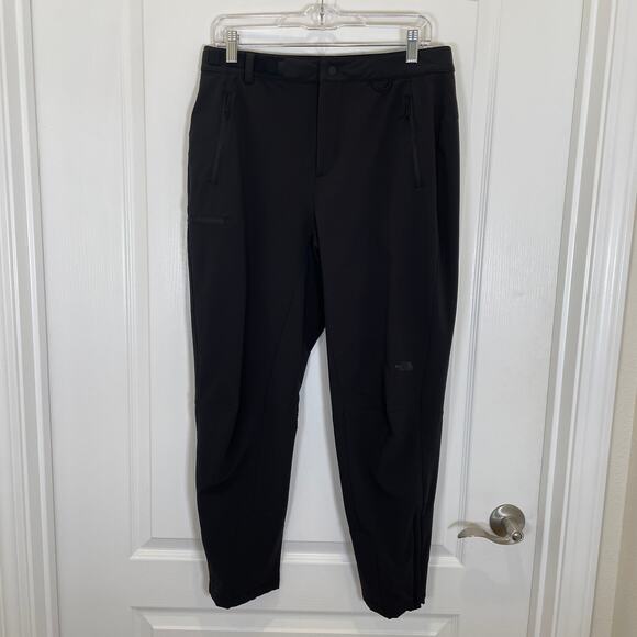 The North Face Womens Hiking Pants Black Flashdry XD Tapered Zip Ankle 8 - Picture 1 of 8